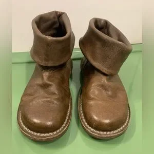 Trippen | Shoes | Trippen Womens Brown Leather Zip Up Boots